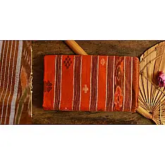 Cotton weaves ~ Ikat Saree { Sindoor - 3 }